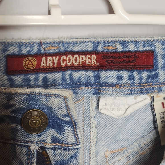 Ary Cooper Jeans High Rise Straight Leg Light Wash size 11/12 - Picture 4 of 7